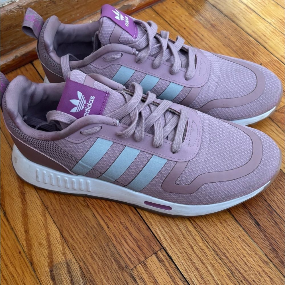Adidas Women's Lavender and Mint Sneakers